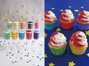 「スタミュ」とWhipのコラボにてラインナップされたスイーツ。