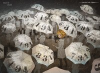 センターカラーを飾った「約束のネバーランド」のカラーカット。(c)白井カイウ・出水ぽすか／集英社