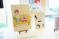 「生理ちゃん」の展示の様子。