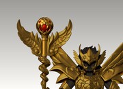 蛇遣座“黄金聖衣”立像のモデリング。