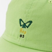 蛙吹梅雨モデルのキャップ。