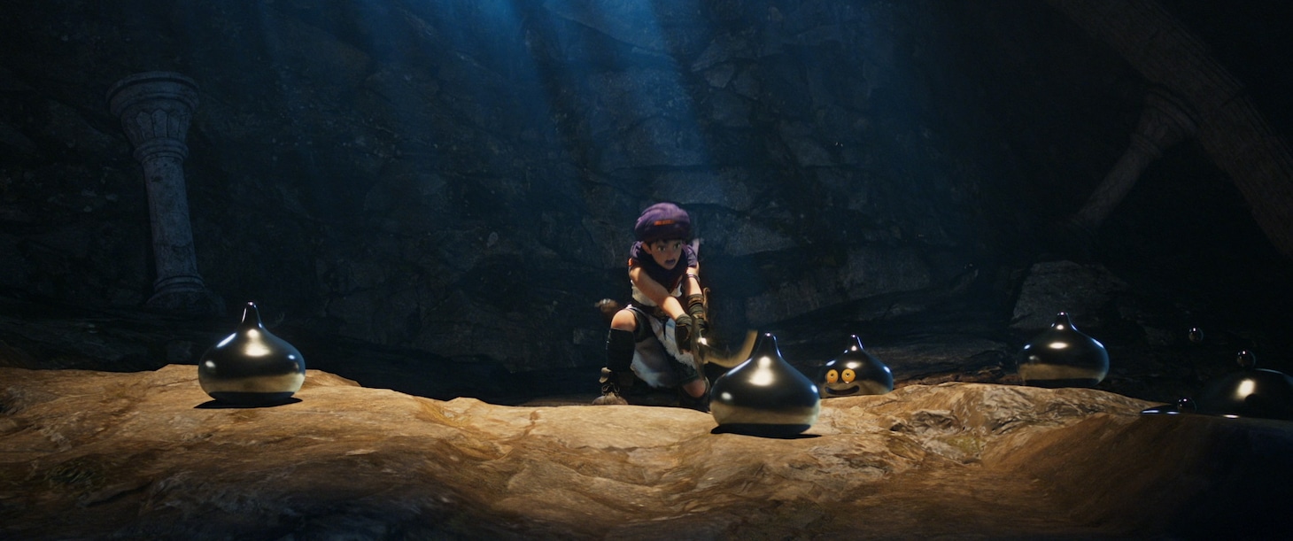 映画「ドラゴンクエスト ユア・ストーリー」よりメタルスライム、はぐれメタル。