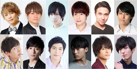 「Disney 声の王子様 Voice Stars Dream Selection II」参加キャスト。上段左から浅沼晋太郎、天﨑滉平、荒牧慶彦、小澤廉、木村昴、高野洸、下段左から立花慎之介、橋本祥平、古川慎、増田俊樹、八代拓、山谷祥生。