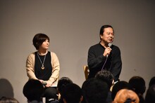 左から永岡智佳監督、諏訪道彦プロデューサー。