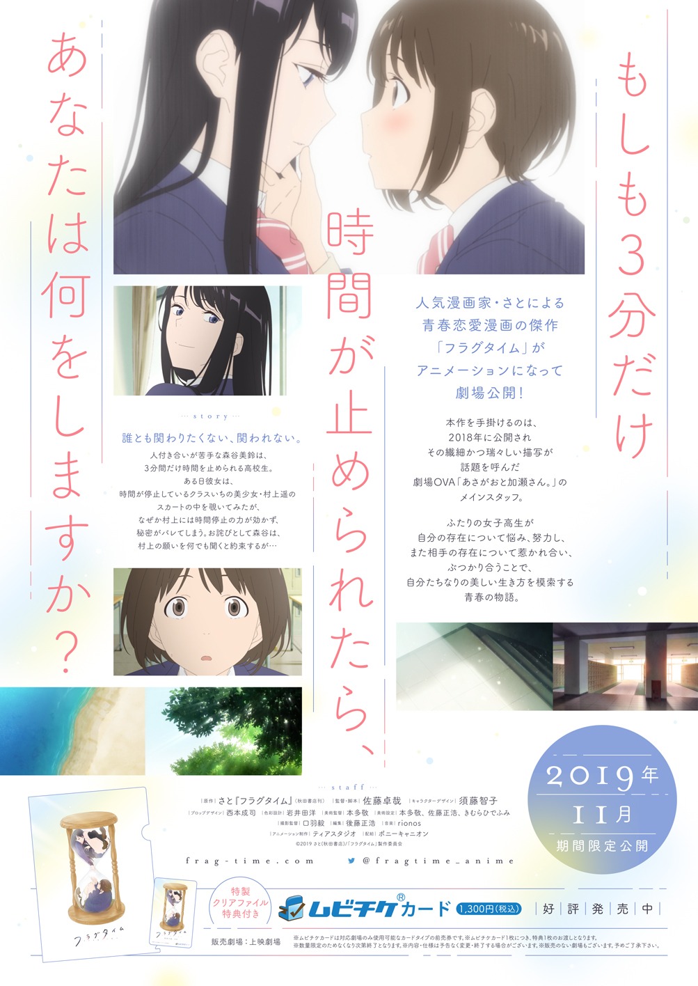 「フラグタイム」チラシ・裏。