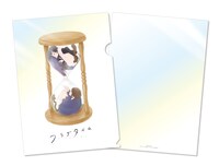 「フラグタイム」ムビチケ特典のクリアファイル。