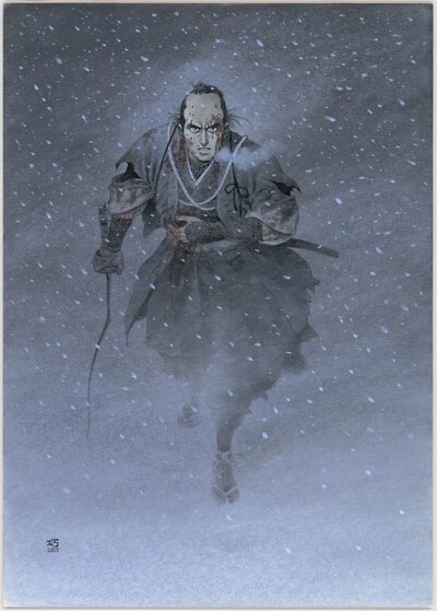 「壬生義士伝」第一章のカット。