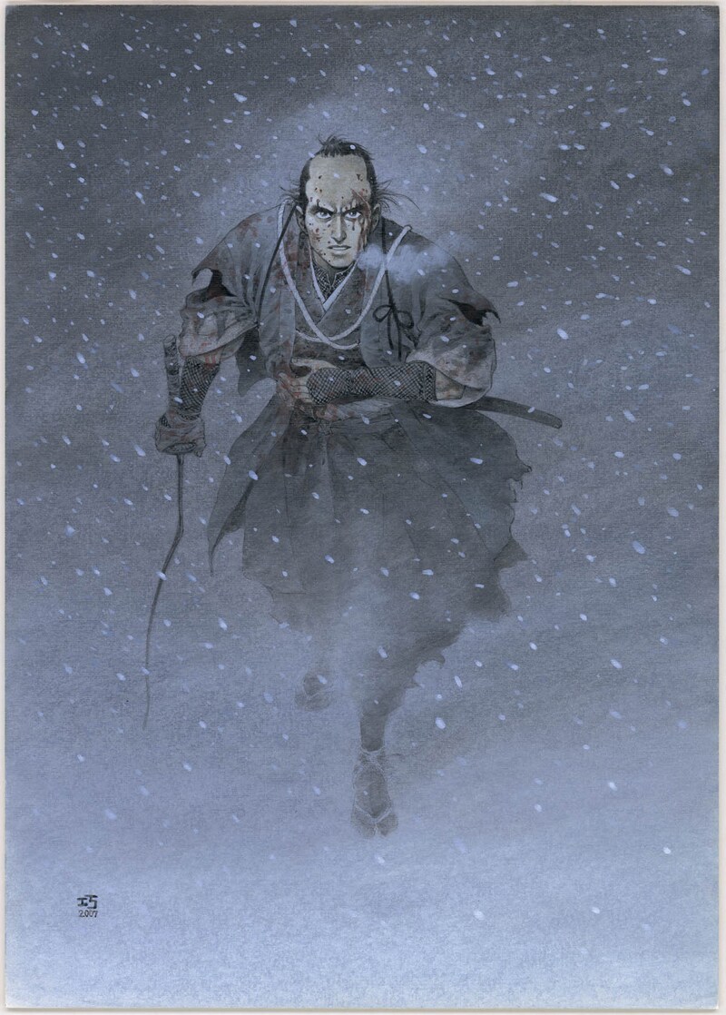 「壬生義士伝」第一章のカット。