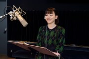 永野芽郁のアフレコの様子。