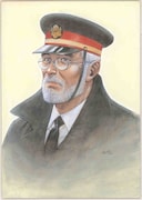 「鉄道員」のカット。