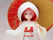 「Re:ゼロから始める異世界生活 ラム-白無垢- 1/7スケールフィギュア」付属の綿帽子を着用したバージョン。