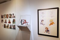 「トライガン」の展示ゾーンより。