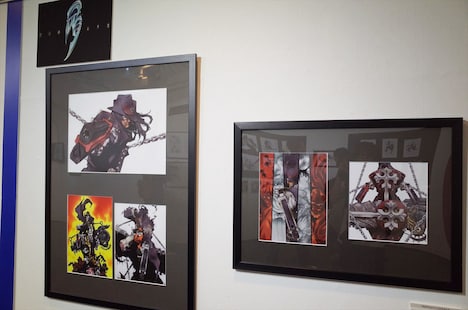 「ガングレイヴ」の展示。