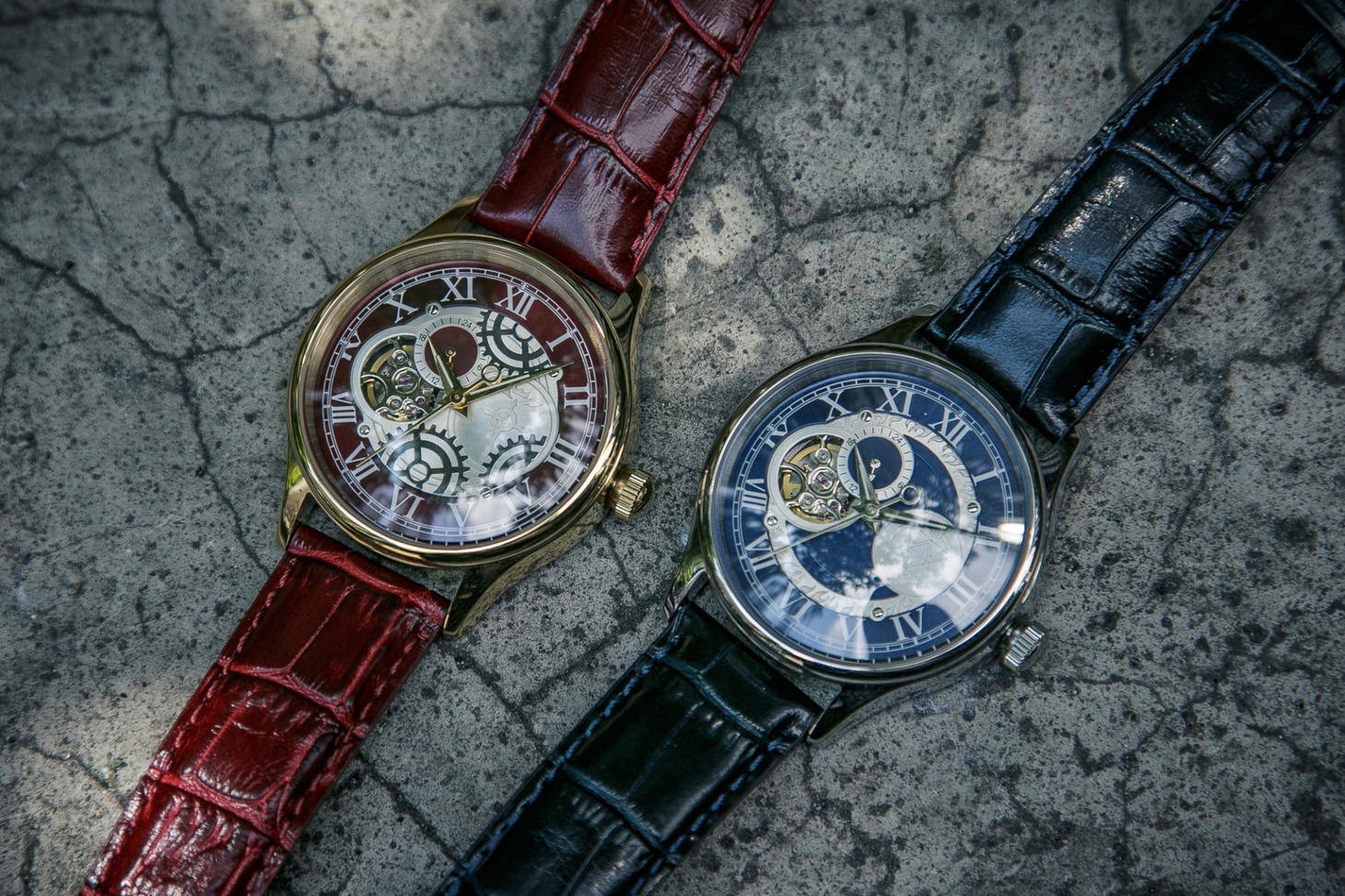 「鋼の錬金術師」をモチーフにした腕時計。