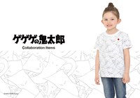 「ゲゲゲの鬼太郎」とグラニフのコラボアイテムの告知ビジュアル。