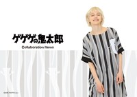 「ゲゲゲの鬼太郎」とグラニフのコラボアイテムの告知ビジュアル。