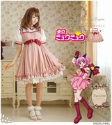 「ミュウイチゴのバルーンスカートメタモルフォーゼワンピース」