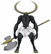 ミノタウロスのキャラクタービジュアル。