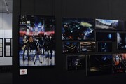 「PSYCHO-PASS サイコパス資料展 2112→2117 / 2120」会場内の様子。