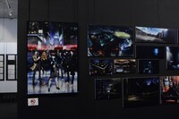 「PSYCHO-PASS サイコパス資料展 2112→2117 / 2120」会場内の様子。