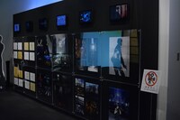 「PSYCHO-PASS サイコパス資料展 2112→2117 / 2120」会場内の様子。