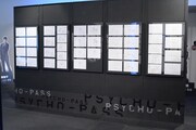 「PSYCHO-PASS サイコパス資料展 2112→2117 / 2120」会場内の様子。