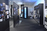 「PSYCHO-PASS サイコパス資料展 2112→2117 / 2120」会場内の様子。