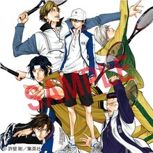 特典として配布されるミニキャンバスのイメージ。(c)許斐 剛／集英社