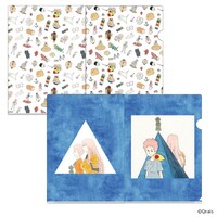 「チャー子」グッズのクリアファイル。