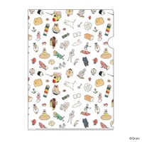 「チャー子」グッズのクリアファイル。