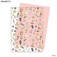 「チャー子」グッズのクリアファイル。