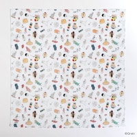 「チャー子」グッズのハンカチ。