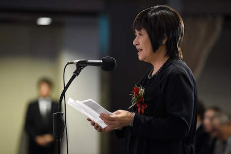 里中満智子 (c)「モンキー・パンチ先生を偲ぶ会」実行委員会