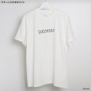 「ネコノヒー success!! Tシャツ」の「テテーンウサギホワイト」。