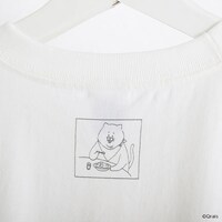 「ネコノヒー success!! Tシャツ」の「テテーンウサギホワイト」。