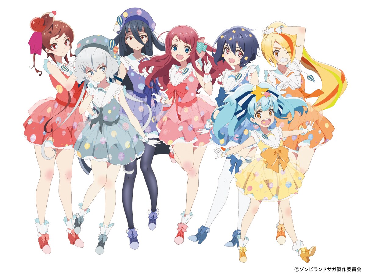 「～フランシュシュと行ってこんね！～『佐賀県×ゾンビランドサガ』スタンプラリーキャンペーン」ビジュアル
