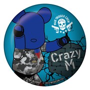 毒島メイソン理鶯モチーフの缶バッジ。