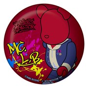 山田三郎モチーフの缶バッジ。