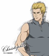 福山潤の直筆サイン入りキャラクター色紙のサンプル。