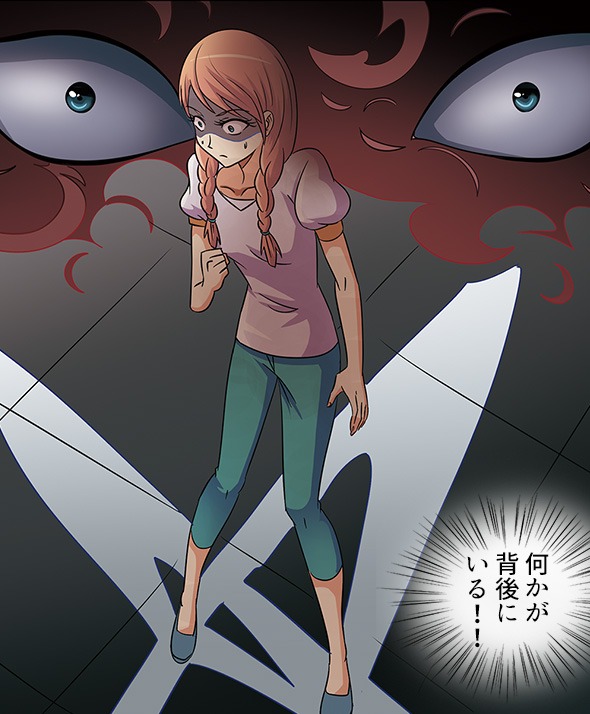 「女子寮の寝室」より。