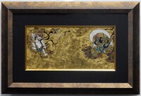 「ジャポニズム作品 ジュエリー絵画」