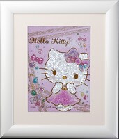 「ハローキティ ジュエリー絵画」(c)1976, 2019 SANRIO CO., LTD.