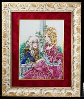 「ベルサイユのばら ジュエリー絵画」(c) Ikeda Riyoko Production