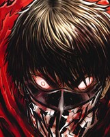 巻頭カラーで登場した「ニンジャスレイヤー　キョート・ヘル・オン・アース」の扉ページより。