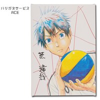 荒達哉「ハリガネサービスACE」のパネル。