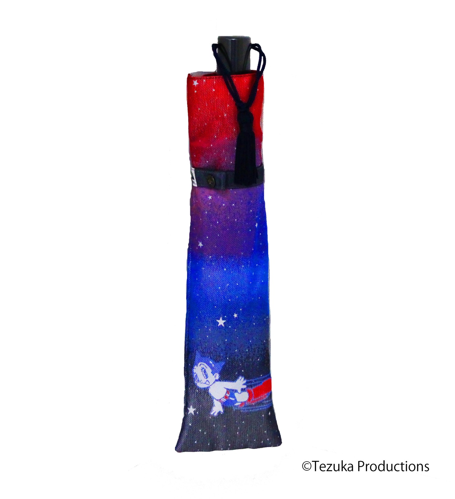 「日本名作倶楽部 手塚治虫生誕90周年記念 郡内織 晴雨兼用折りたたみ傘 ＜鉄腕アトム＞ 」