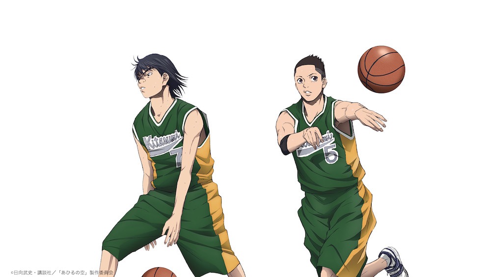 左から蒲地太郎、⾹取真吾のキャラクタービジュアル。