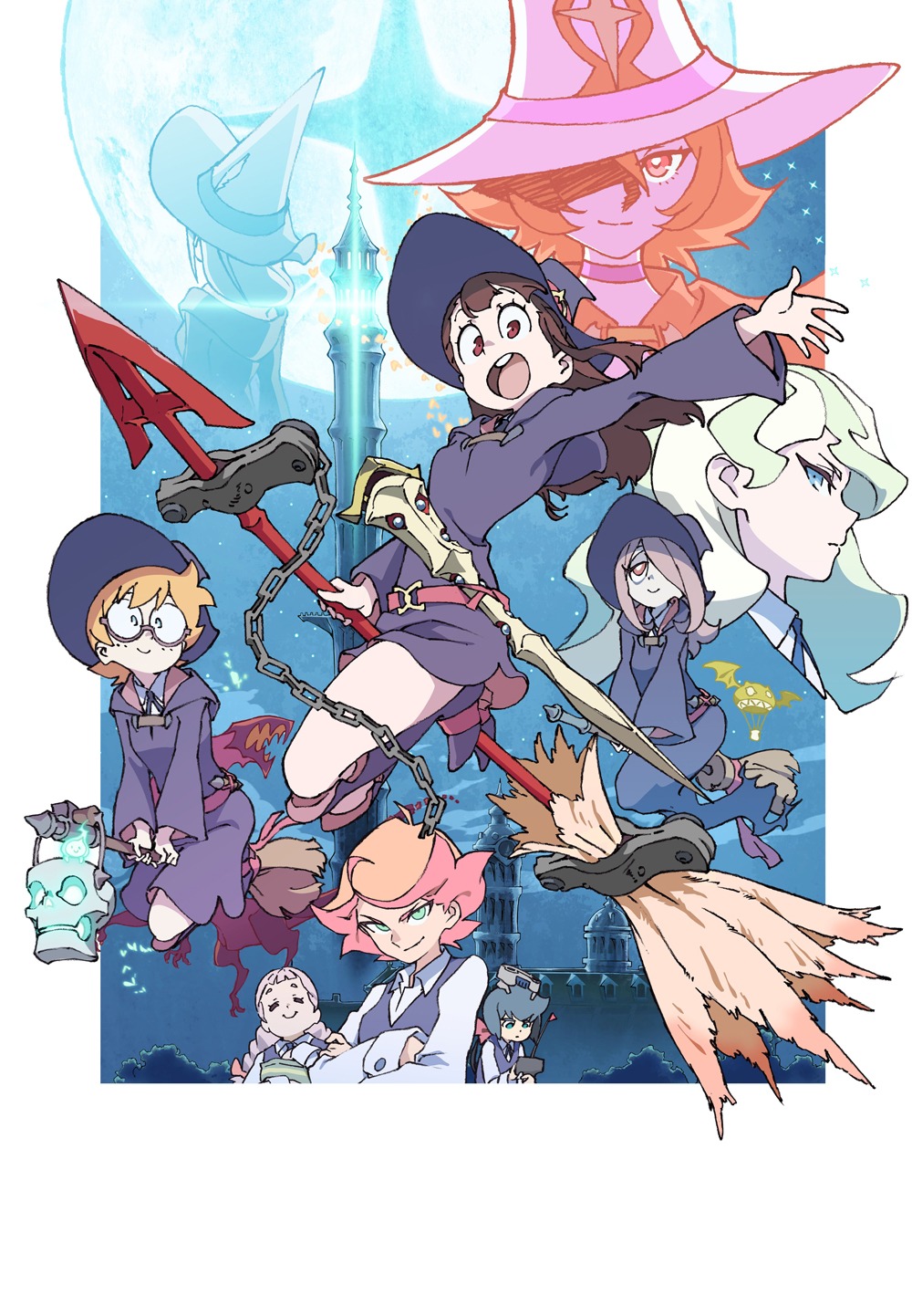 アニメ「リトルウィッチアカデミア」ビジュアル (c)2017 T／YY／LWAC