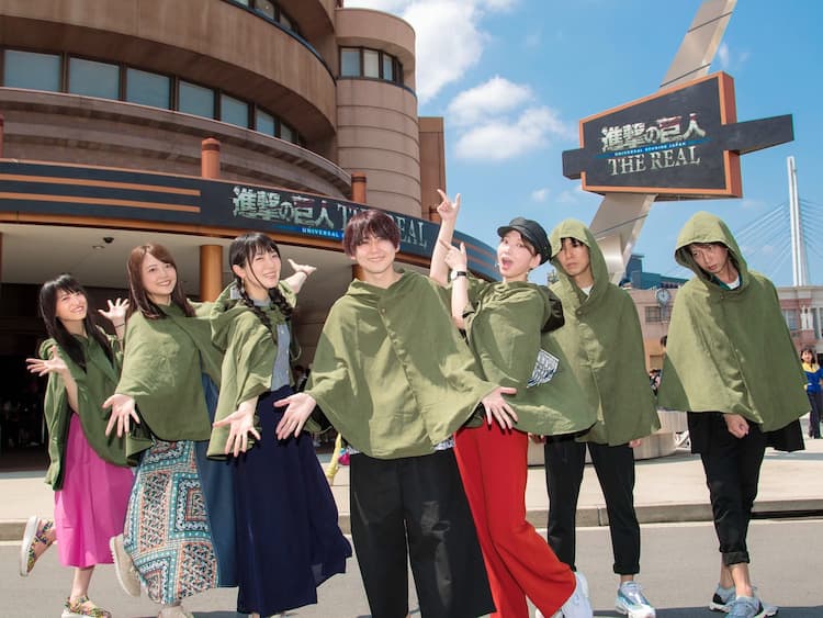 神谷浩史の夢叶う 進撃の巨人 声優陣が みんなでusjに アトラクション体験 コメントあり コミックナタリー