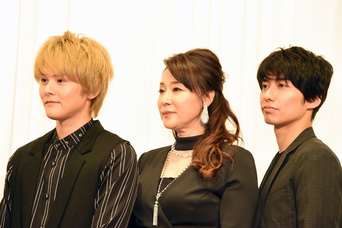 左から古屋敬多（Lead）、浅野ゆう子、武田航平。